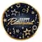 Beistle 9" Black & Gold Happy Retirement Paper Plates, 16ct.